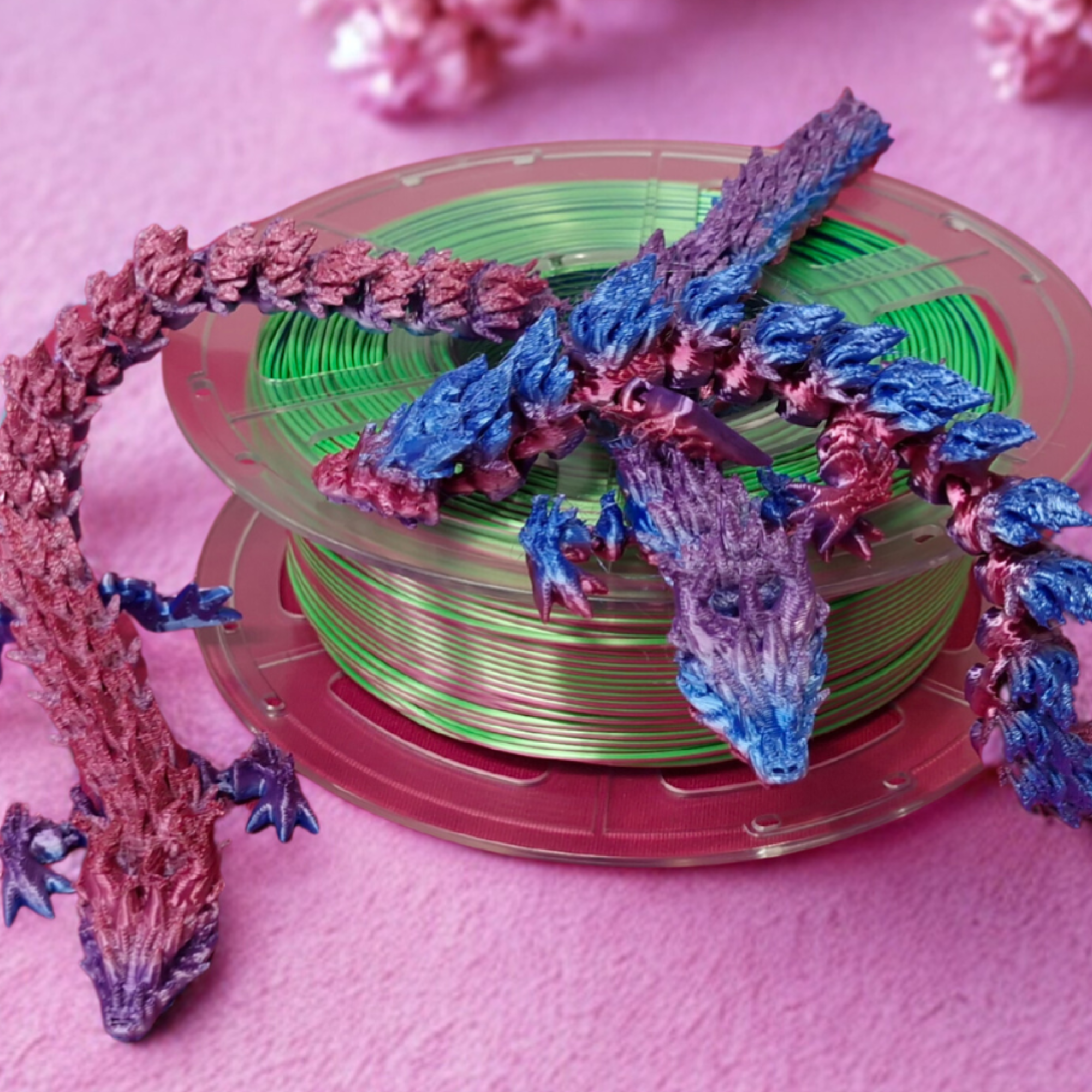 3D Printed Rainbow Dragon